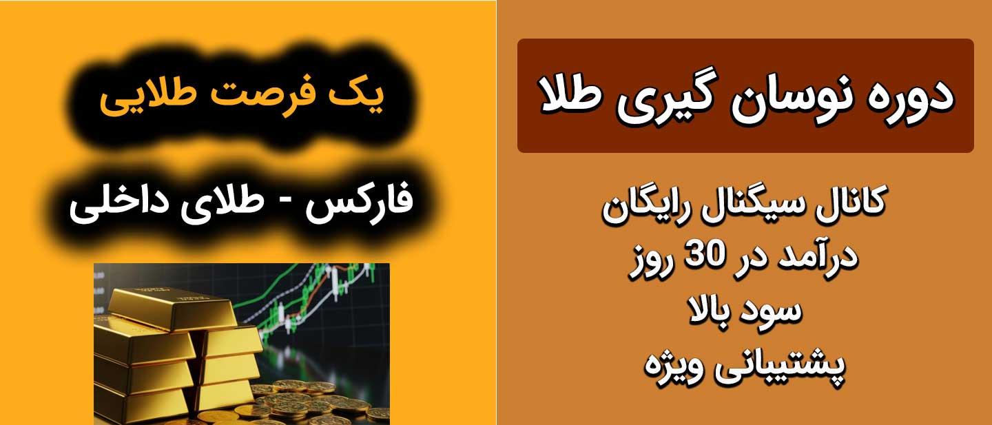 دوره نوسان گیری طلا و بیت کوین (تخفیف)