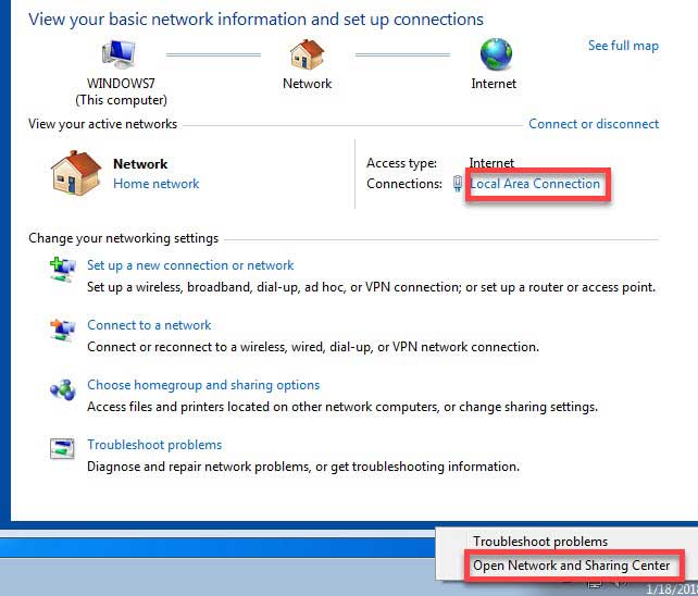 مشکل اتصال به اینترنت در ویندوز 10