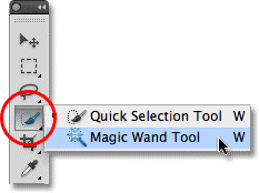 آموزش Magic Wand Tool در فتوشاپ