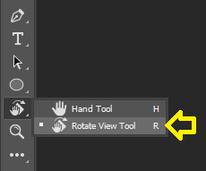آموزش Rotate View Tool در فتوشاپ